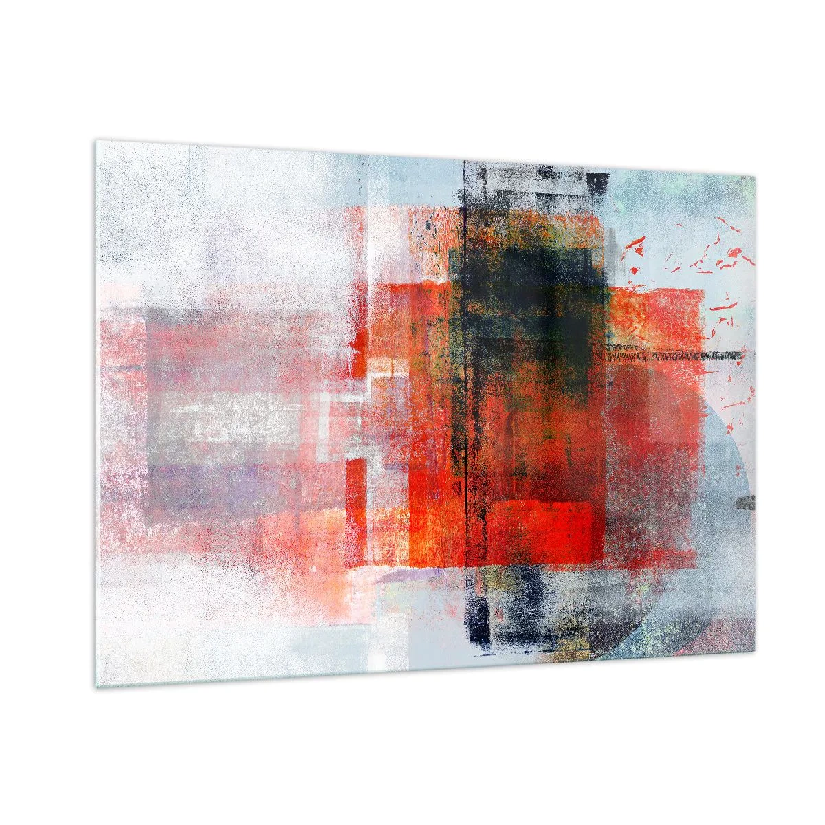Tablou pe sticlă - Compoziție înfocată - 100x70 cm