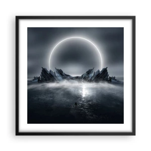 Poster în ramă neagră - Final de poveste - 50x50 cm