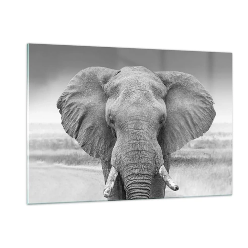 Tablou pe sticlă - Bun venit în lumea mea - 120x80 cm