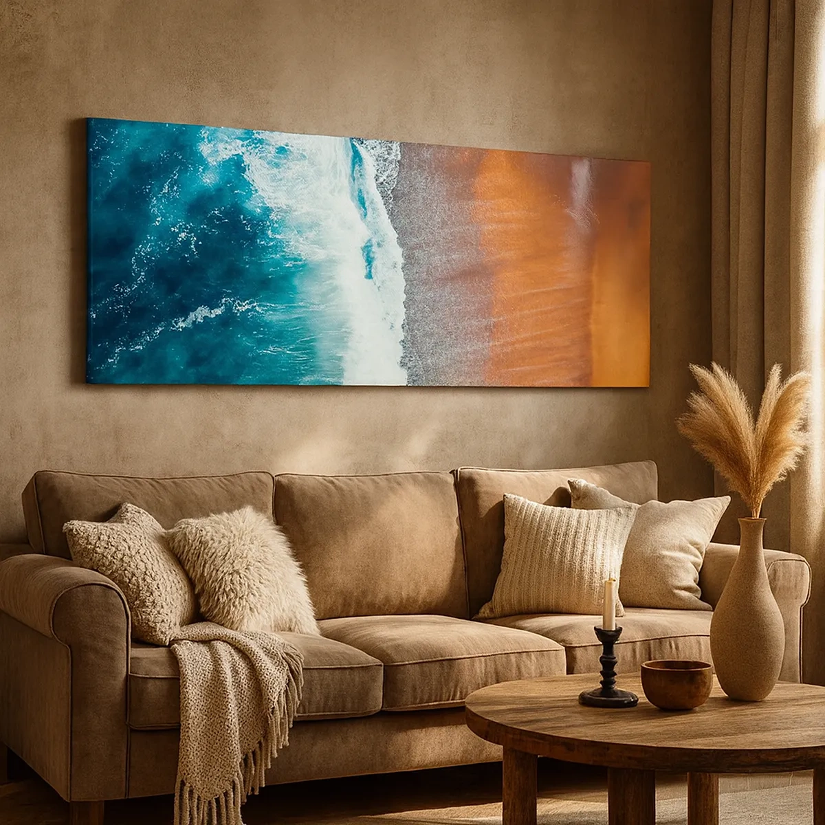 Tablou pe pânză - Atingerea oceanului - 30x30 cm