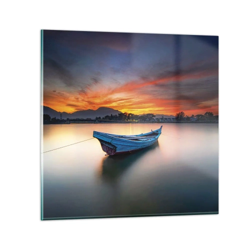 Tablou pe sticlă - O noapte bună înainte - 30x30 cm