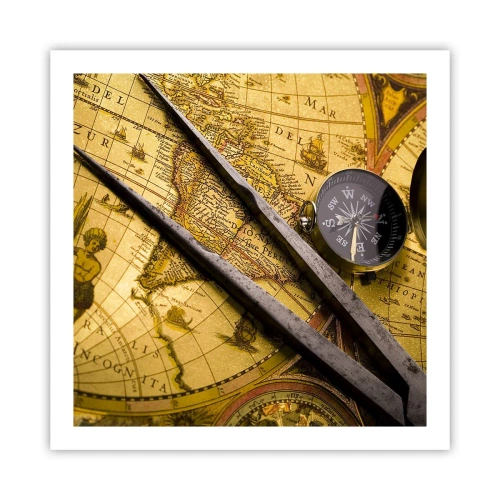Poster - Unde sunt aceste comori? - 60x60 cm