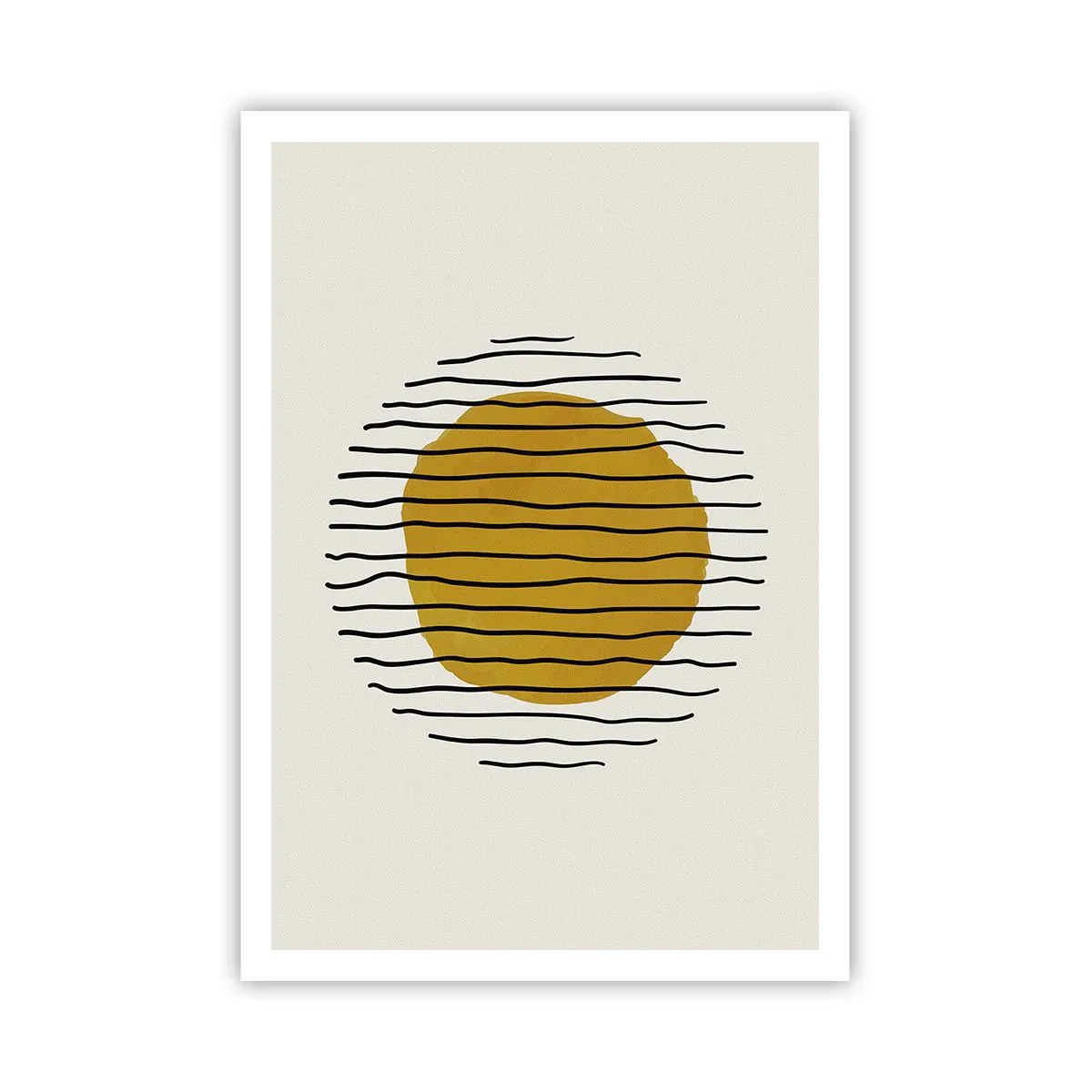Poster - Abstracție tremurândă de căldură - 70x100 cm