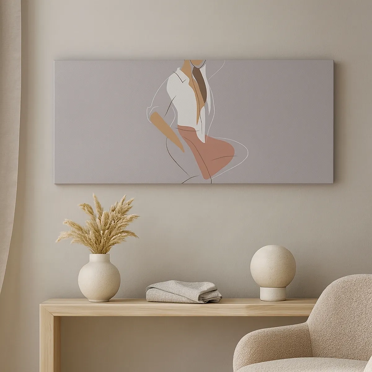 Tablou pe pânză - Schiță de farmec - 30x30 cm