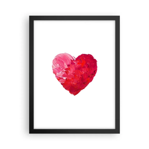 Poster în ramă neagră - All you need is love - 30x40 cm