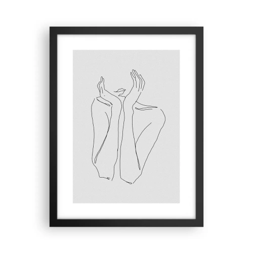 Poster în ramă neagră - La ce visează fetele - 30x40 cm