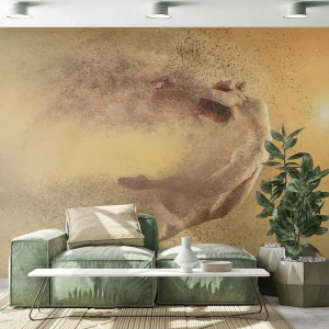Fototapetă personalizată Premium Canvas - În exaltare de dans - Abstracția, Femeie, Grafică