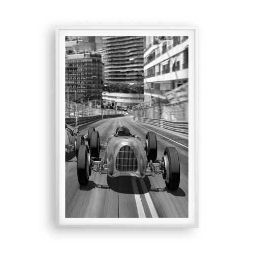 Poster în ramă albă - A fost odată ca niciodată în Monte Carlo - 70x100 cm