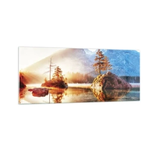 Tablou pe sticlă - Natura într-o nouă lumină - 100x40 cm