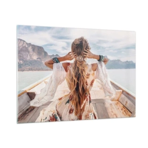 Tablou pe sticlă - Pe drumul spre fericire - 100x70 cm