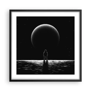 Poster în ramă neagră - Față în față - 50x50 cm