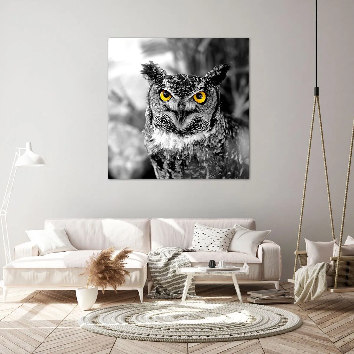 Tablou pe pânză - Nimic nu poate fi ascuns - 50x50 cm