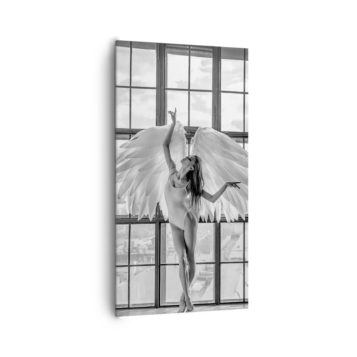 Tablou pe pânză - Orașul îngerilor dansatori? - 65x120 cm