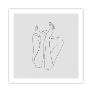 Poster - La ce visează fetele - 60x60 cm
