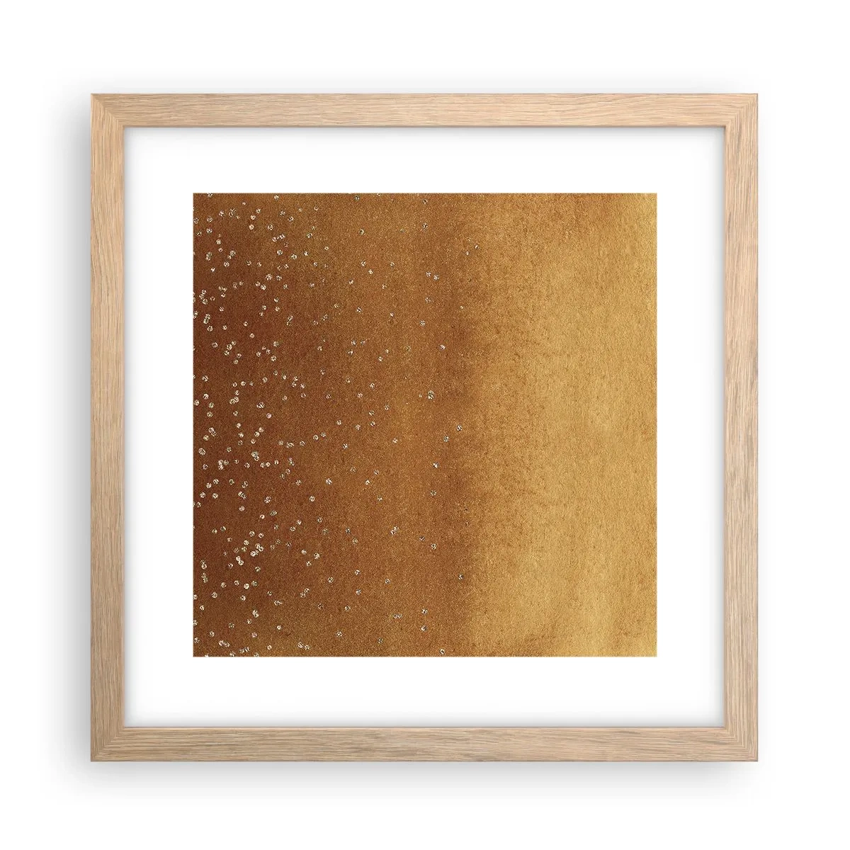 Poster în ramă de stejar deschis - Nașterea luminii - 30x30 cm