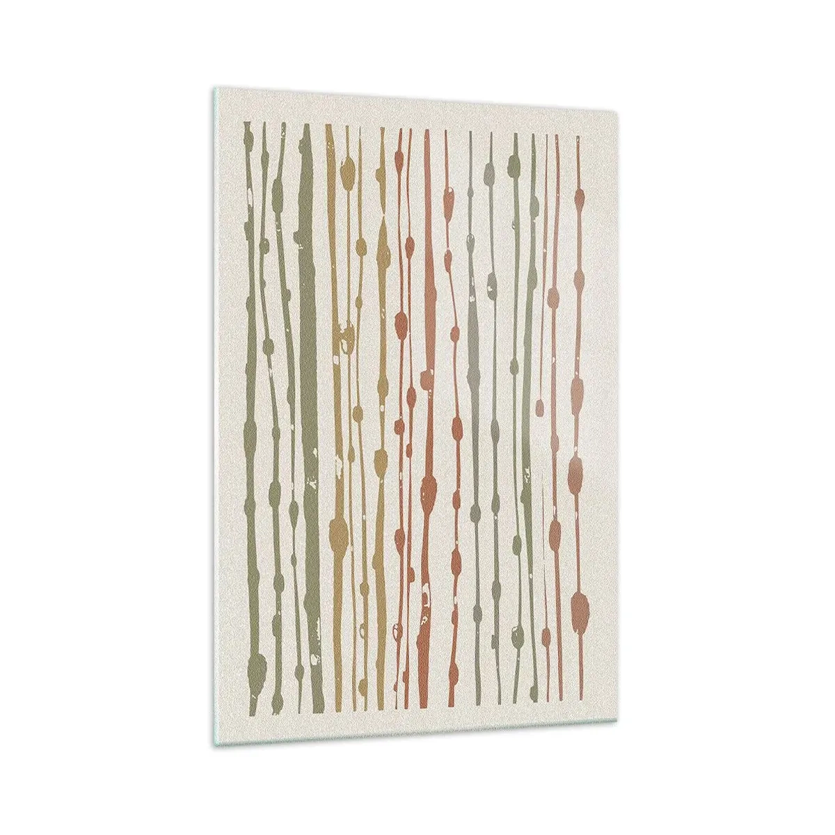 Tablou pe sticlă - Notația culorilor muzicale - 70x100 cm