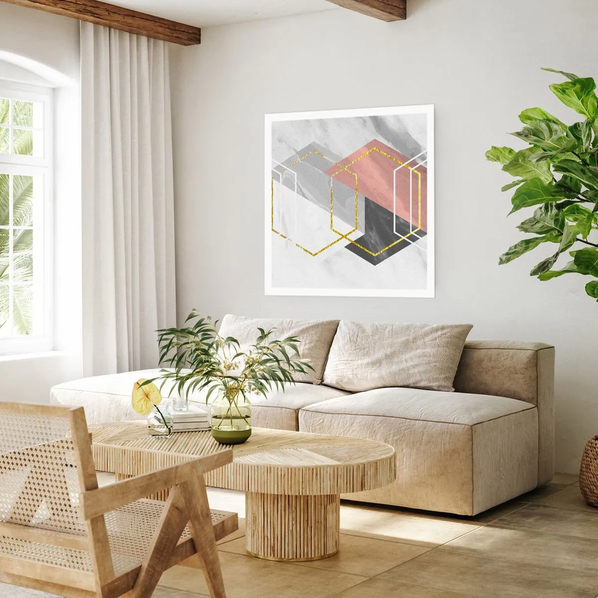 Poster - Compoziția lanțului - 30x30 cm