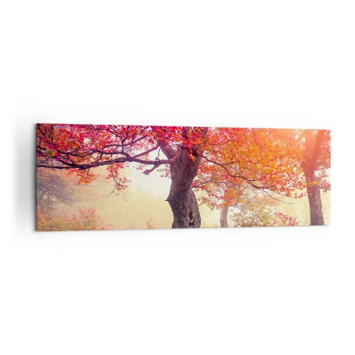Tablou pe pânză - O frenezie de înflorire - 160x50 cm
