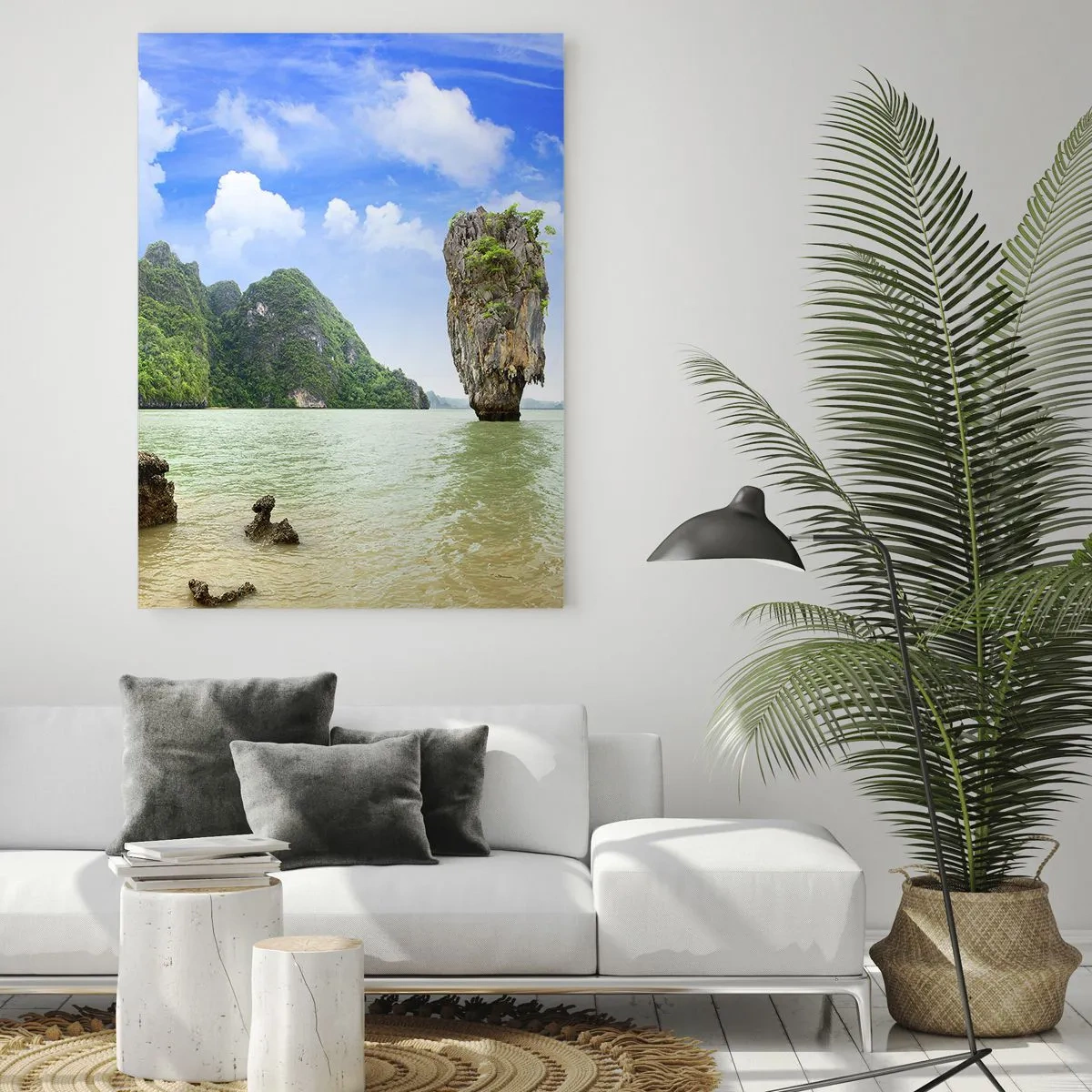 Tablou pe sticlă - Minuni naturale stâncoase - 50x70 cm