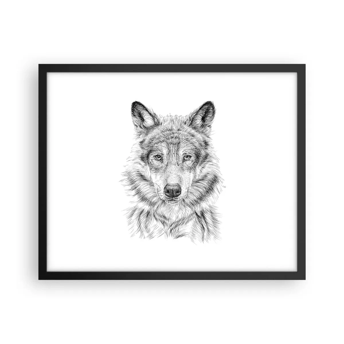 Poster în ramă neagră - Un lider înnăscut - 50x40 cm