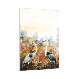Tablou pe sticlă - Încotro în toamnă? - 50x70 cm