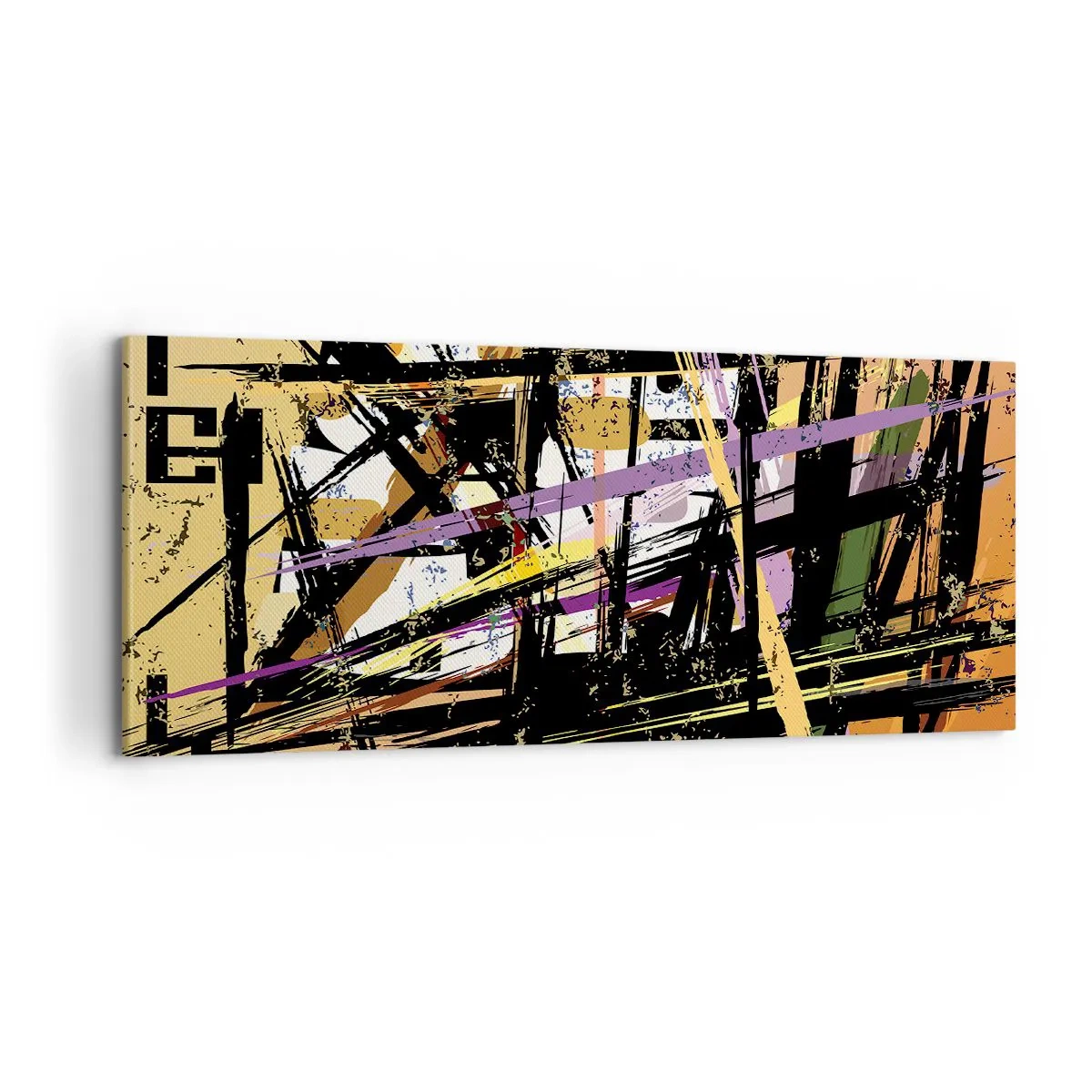 Tablou pe pânză - Tăietură ascuțită - 100x40 cm