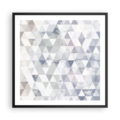 Poster în ramă neagră - În ritm de trei - 60x60 cm