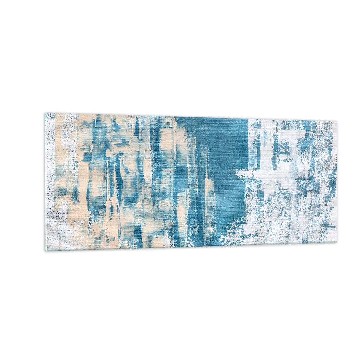 Tablou pe sticlă - Prin ţurţur de gheață - 100x40 cm