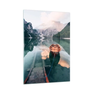 Tablou pe sticlă - Somnul liniștit al munților - 50x70 cm