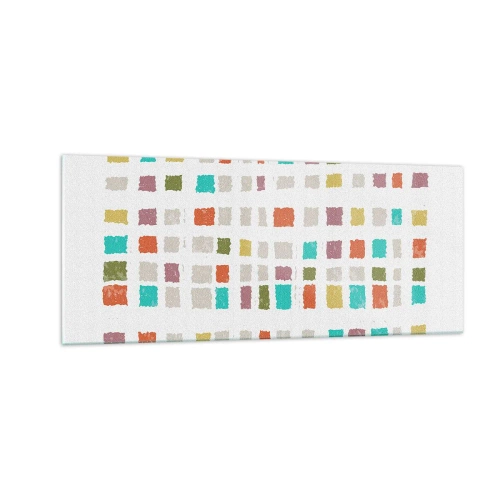 Tablou pe sticlă - Joc necunoscut - 100x40 cm