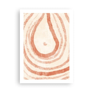 Poster - Cercuri de corali - compoziție - 50x70 cm