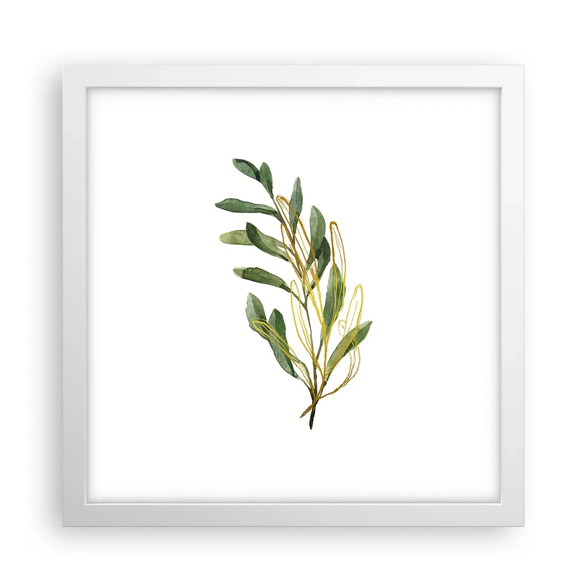 Poster în ramă albă - Toate cele bune - 30x30 cm