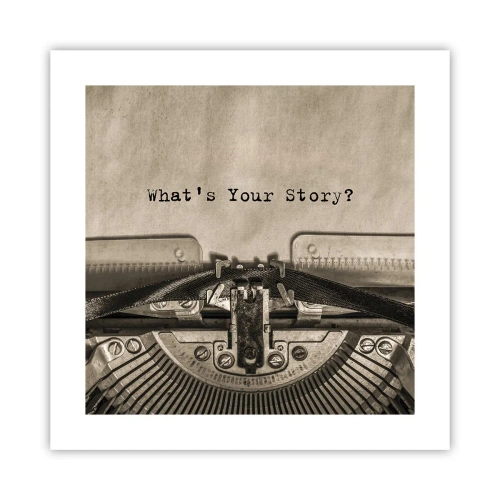 Poster - Spune-mi - 40x40 cm