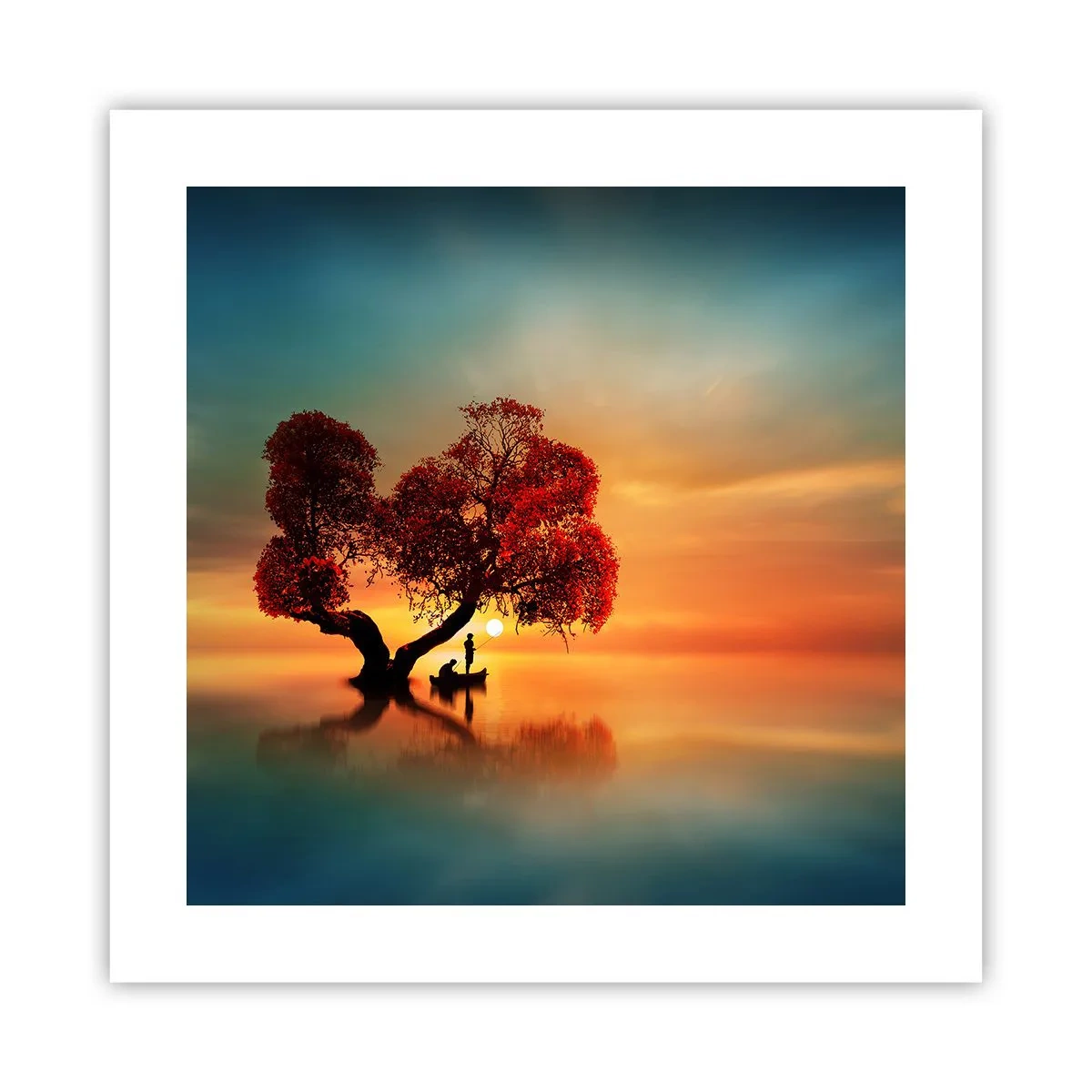 Poster - Lume îndepărtată și tăcută - 40x40 cm