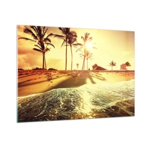 Tablou pe sticlă - California după-amiază - 100x70 cm