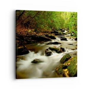 Tablou pe pânză - Ca argintul lichid - 30x30 cm