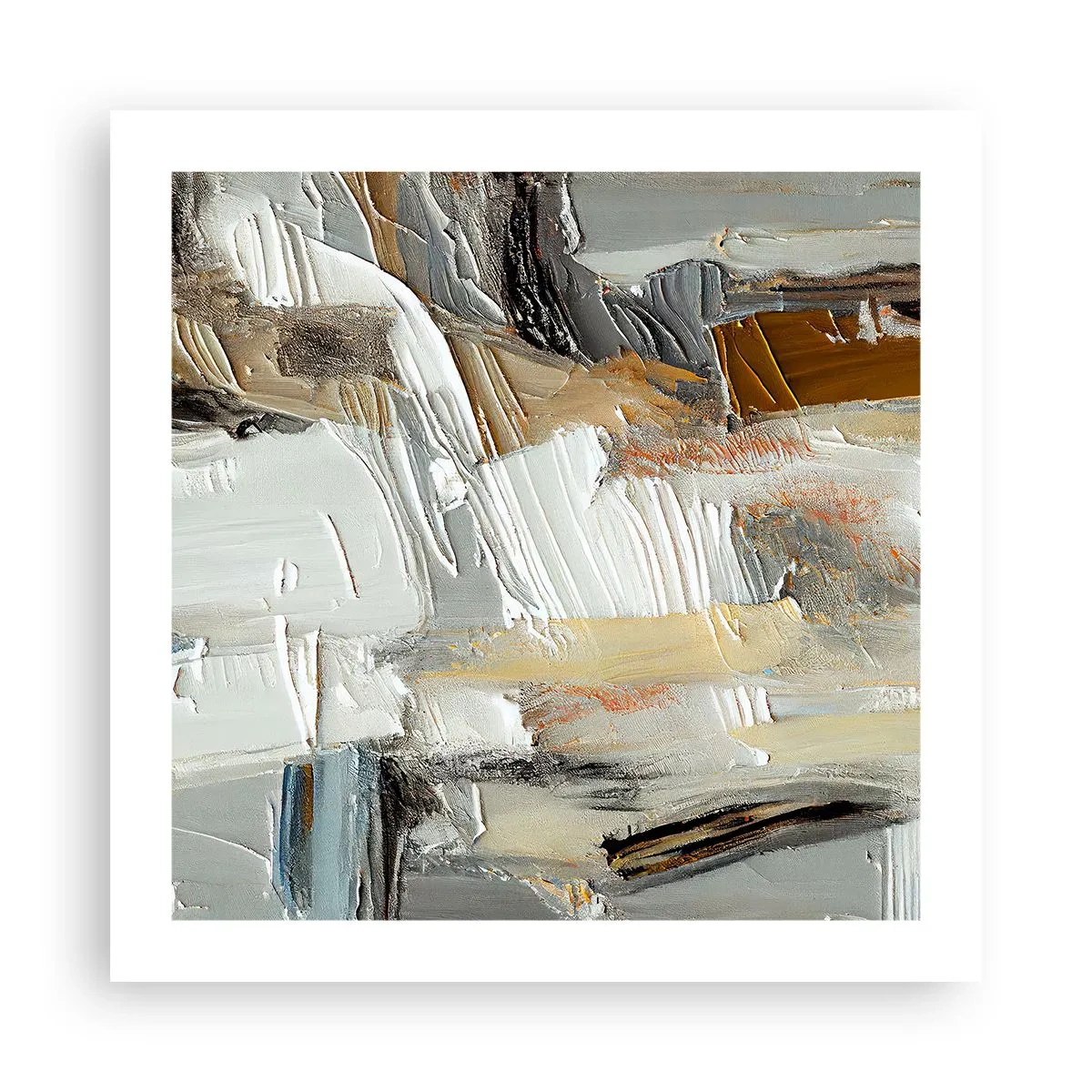 Poster - Stratificare colorată - 50x50 cm