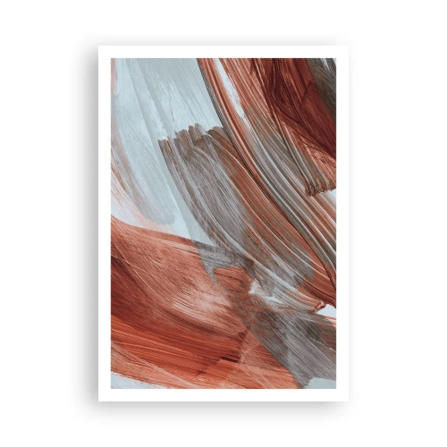 Poster - Abstracție autumnală și vântoasă - 70x100 cm