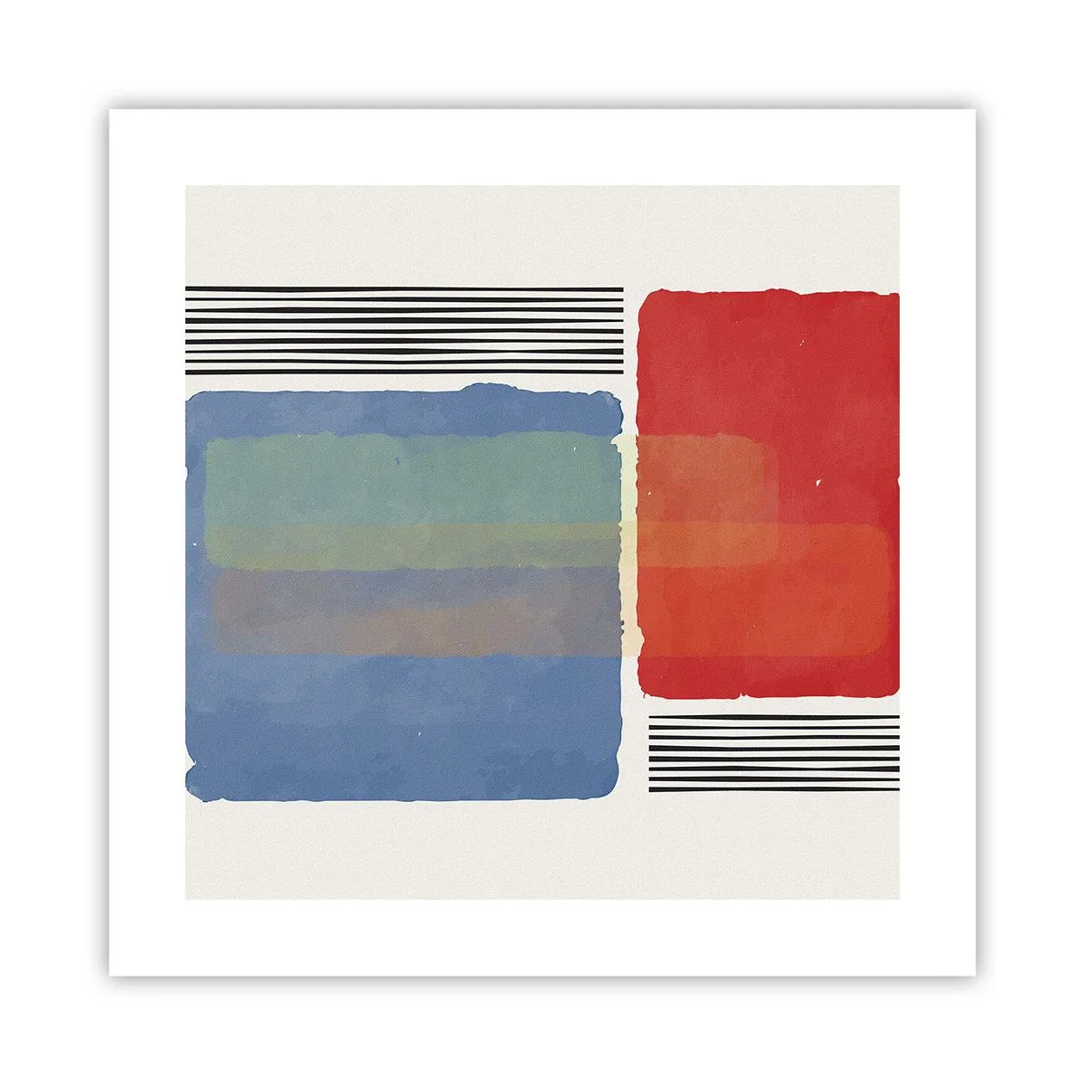 Poster - Spiritul și litera geometriei - 40x40 cm