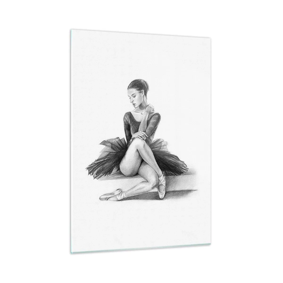 Tablou pe sticlă - Încântată de dans - 50x70 cm
