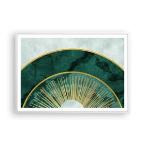 Poster în ramă albă - Un alt sistem solar - 100x70 cm