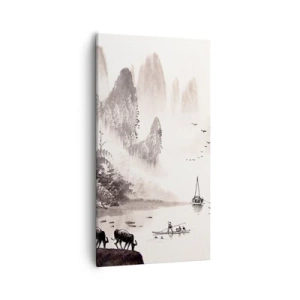 Tablou pe pânză - Viața exotică de zi cu zi a Estului - 55x100 cm