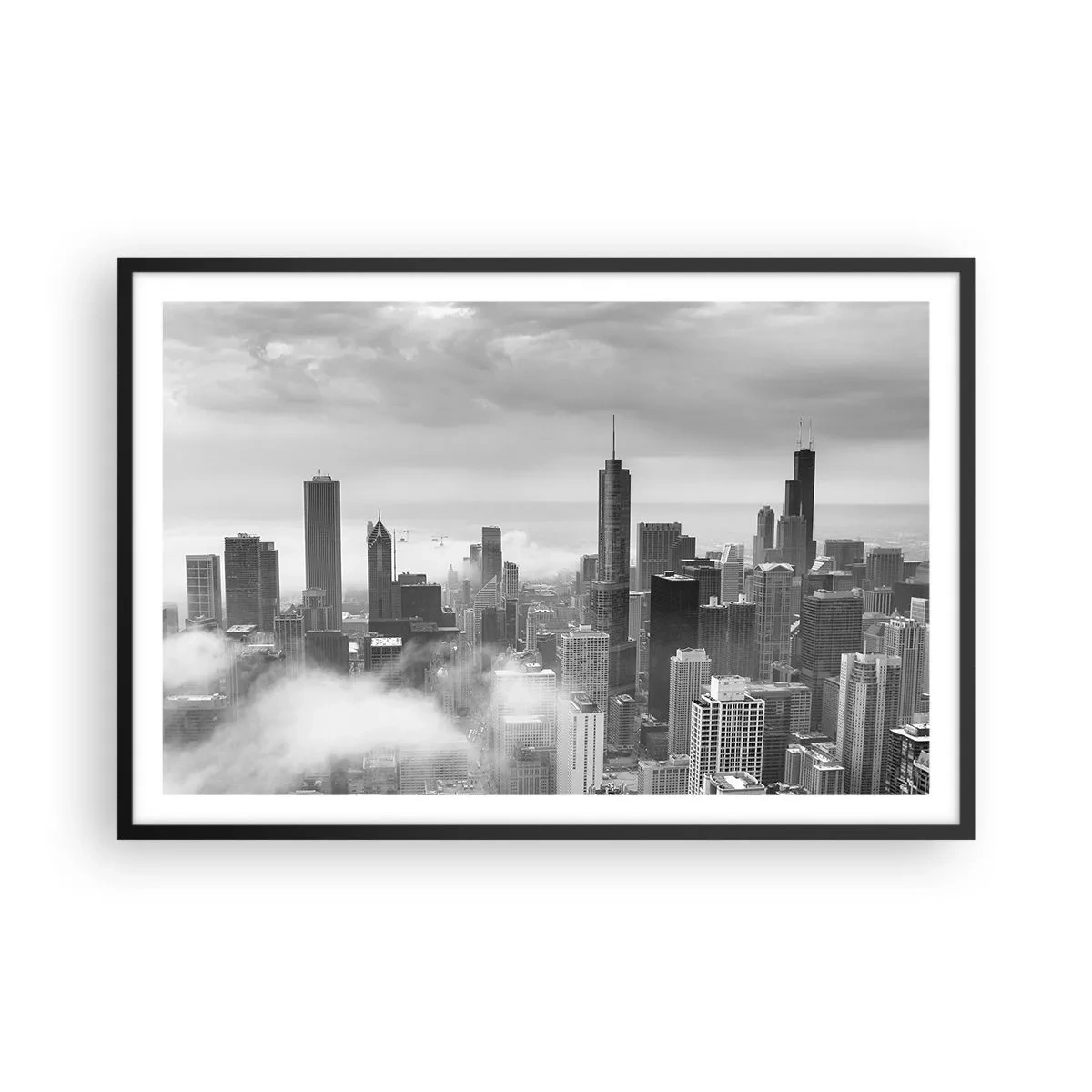 Poster în ramă neagră - Peisaj american - 91x61 cm