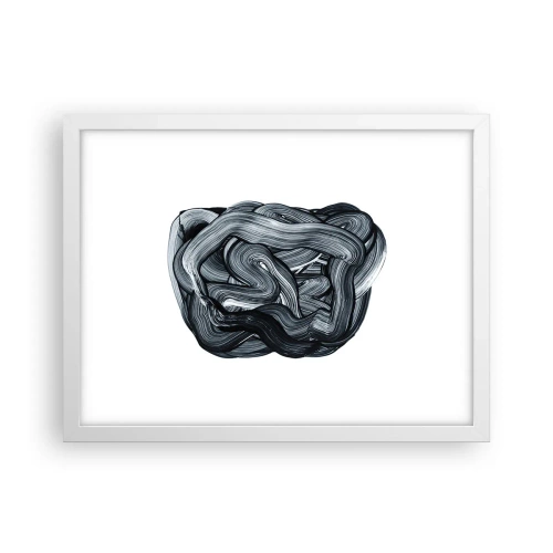 Poster în ramă albă - Nu este atât de simplu - 40x30 cm
