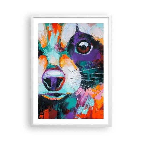 Poster în ramă albă - Doar emoții bune - 50x70 cm