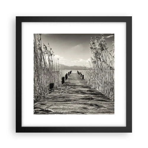 Poster în ramă neagră - În intimitatea ierburilor - 30x30 cm
