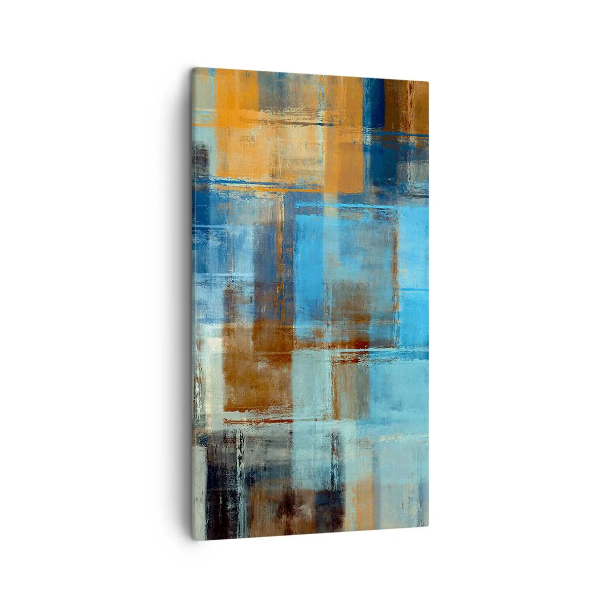 Tablou pe pânză - Prin valul albastru - 45x80 cm
