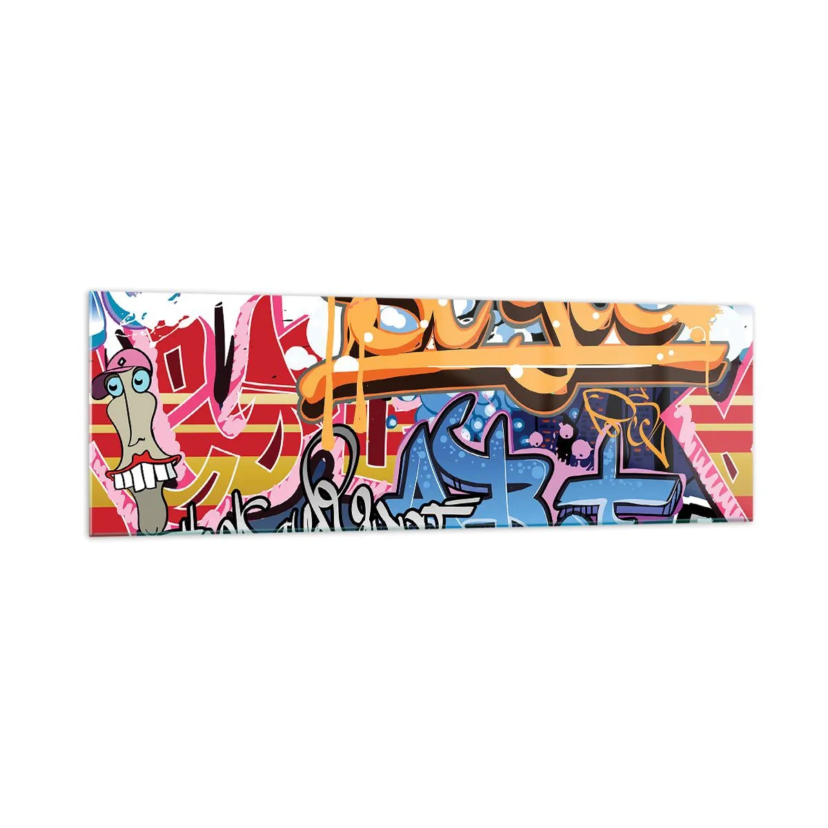 Tablou pe sticlă - Picturi murale, picturi murale... - 160x50 cm