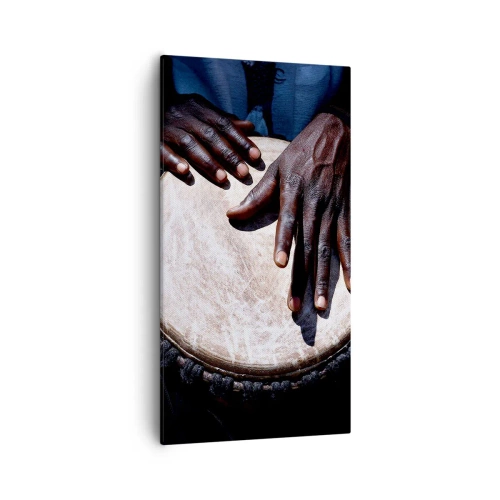 Tablou pe pânză - Trăiește în ritmul tău - 55x100 cm