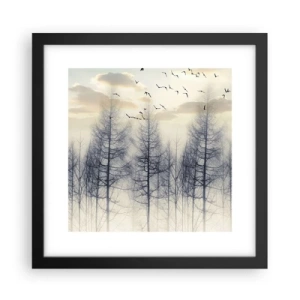 Poster în ramă neagră - Spiritele pădurii - 30x30 cm